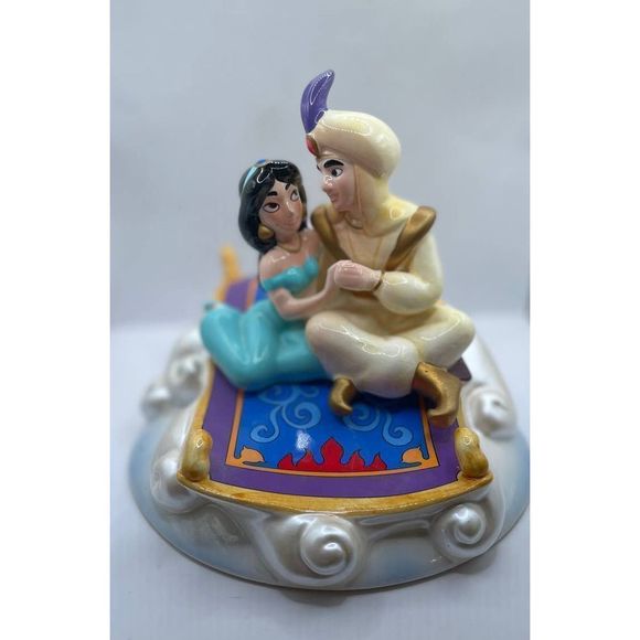Walt Disney Schmid Aladdin Musical Figurine A Whole New World‎ WORKS - Picture 9 of 11